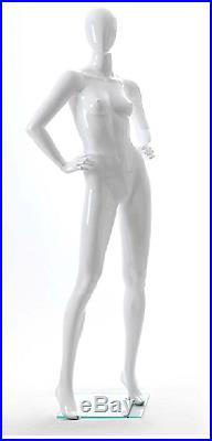 White Glossy Female Mannequin GLW6 New
