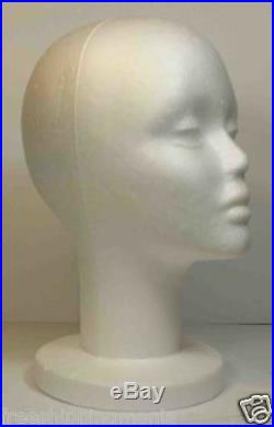 Wig Styrofoam Head Foam Mannequin Display 12 (12pcs)