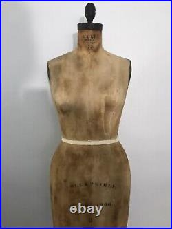 Wolf 1966 Vintage Women's Professional dress form/unique history NYC Garment Ctr