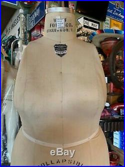 Wolf Bathing Suit Form. Size 22, Model 1996, plus size + Made in the USA