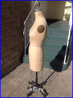 Wolf Collapsible Dress Form / Mannequin 1987 size 12 Missy