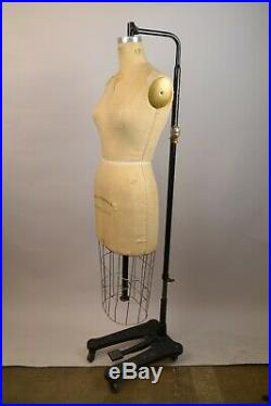 Wolf Collapsible Vintage Dress Form Mannequin Model 1982