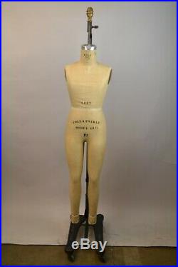 Wolf Collapsible Vintage Girl Dress Form Mannequin Model 1971