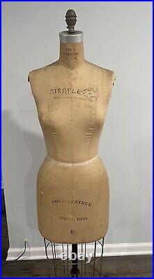 Wolf Form Co. Vintage Dress Form Mannequin Model 1988 Size 8