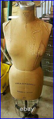 Wolf Mannequin Dress Frame Form Antique Sewing Seamstress Model 1966
