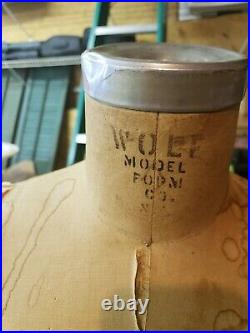 Wolf Mannequin Dress Frame Form Antique Sewing Seamstress Model 1966