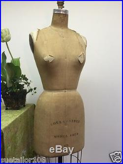 Wolf Model Form Co Size 10 Dress Form Vintage Model 1973 Collapsible Made in USA