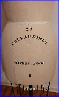Wolf Professional Dress Form, Collapsible, Model 2006, Size 8
