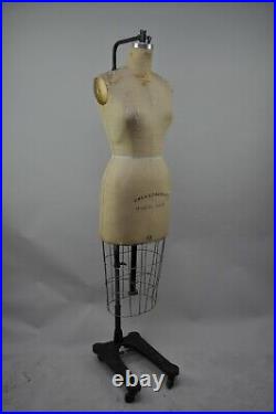 Wolf Vintage Dress Form Mannequin Model 1982 Adult Size 12