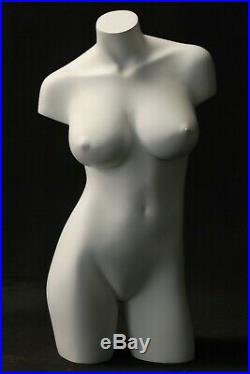 Women's Mannequin 3/4 Body Torso With Shoulders and Thighs Base Included