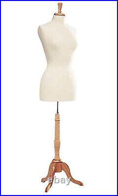 Womens Dressmaker Form Jersey Seamstress Dress Off White Mannequin Female Stand