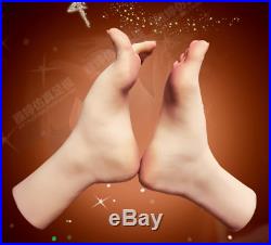 Xz37 3D silicone love girls foot Arbitrary posture angry feet